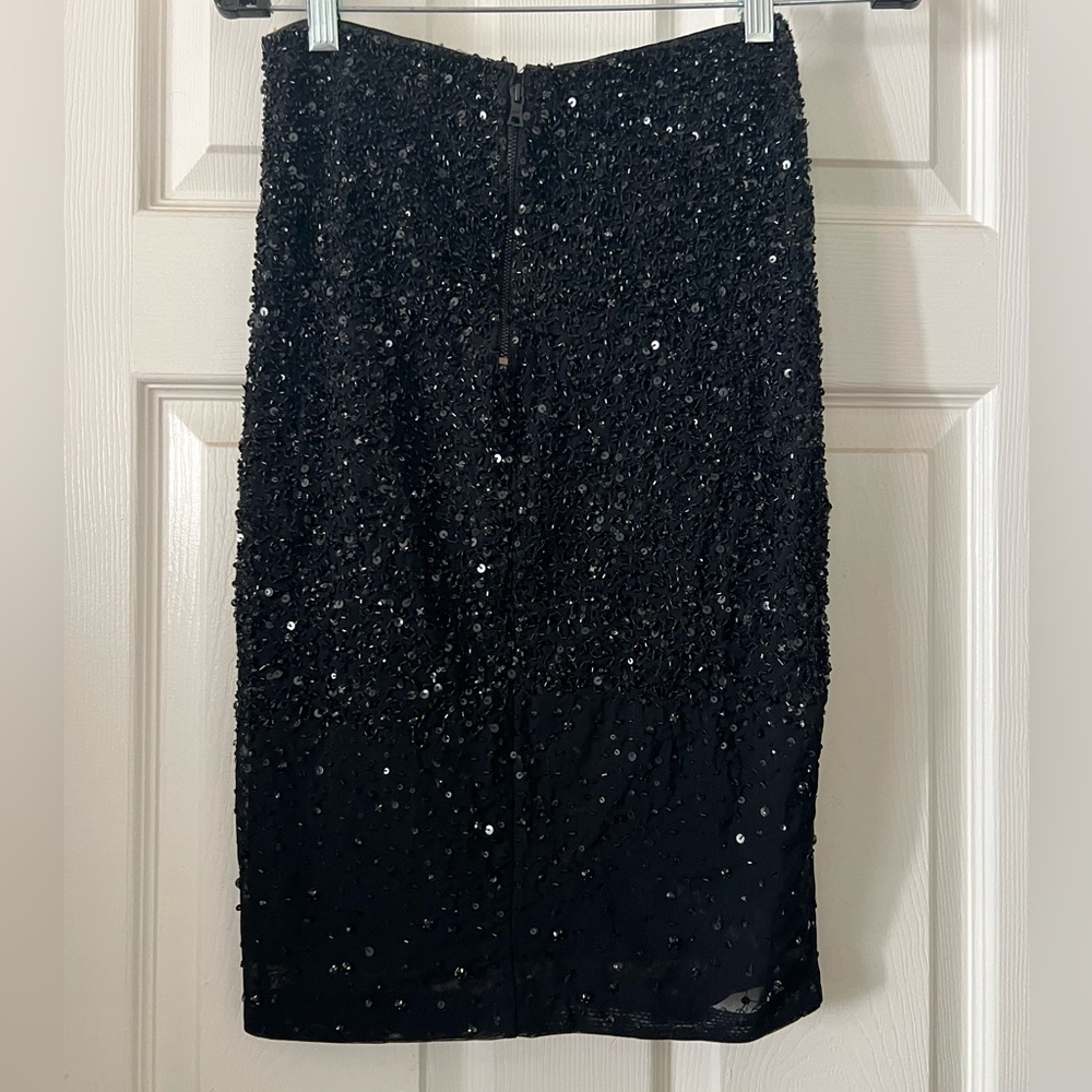 Alice & Olivia sequined/beaded pencil skirt